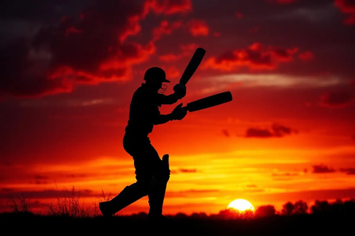 Batsman hitting a six at sunset representing IPL 2026 betting on 11xPlay