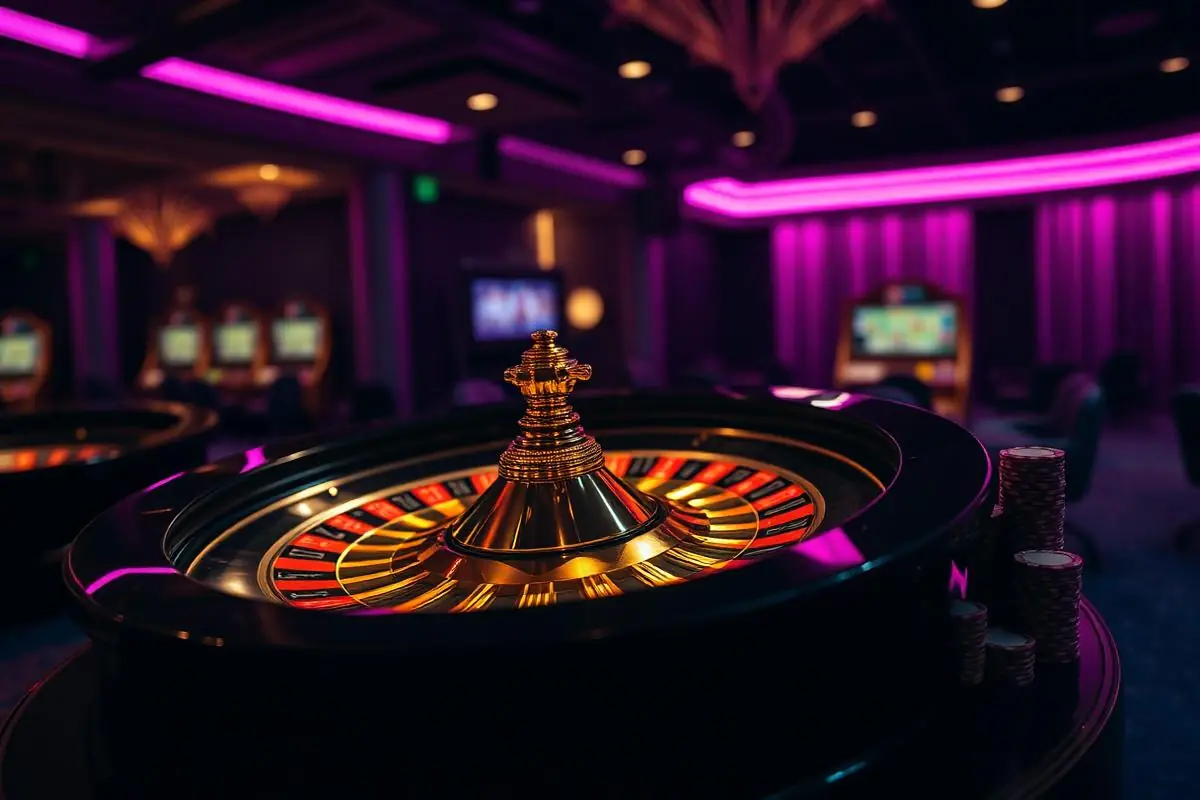Live roulette wheel with casino chips available on an 11xPlay gaming ID